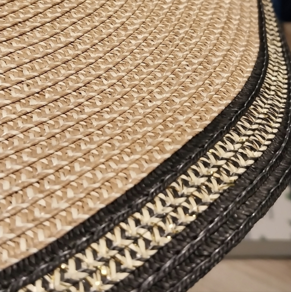 Bahia Raffia Hat Vacay Sun Hats Tropical Straw  Vacation Beach Hat - Picture 6 of 10